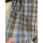 Wrangler  Womens Medium Colorful Plaid‎ Pearl Snap Long Sleeve Shirt Photo 4