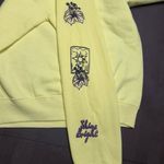 Disney  Tangled Rapunzel Lantern Icons Crewneck neon bold bright sweatshirt NWT M Photo 7