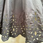 Tibi Smokey Navy Strapless MIDI Dress Cream Lace Trim & Slip Mini Corset Back Photo 5