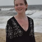 Blue Rain Embroidered Black Sundress Photo 1