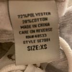 CAD Sweatshirt Cropped Gray with Lace Up Neck Size XS Photo 7