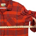 Magellan outdoors Grunge Rock Gorpcore Magellan Red Plaid Boyfriend Button-Up‎ Shirt XXL Flannel Photo 5