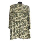 Tickled Teal TICKLED‎ TEAL Camouflage Cardigan Duster Wrap shrug Sweater Size Small Photo 1