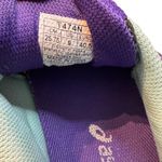 ASICS GEL Running Shoes Womens Size 9 Purple Teal Gray Mesh Road Sneakers T474N Photo 3