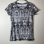 Lululemon Lively Crewneck Short Sleeve Tee Shirt Vitasea White Black Glacier Photo 2