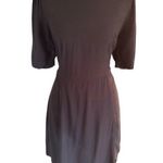 Old Navy  Black Puff Sleeve Cutout Back Dress Size M Photo 2