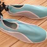 Aqua Blue Swim Shoes Size 6 Photo 0
