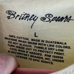 Britney Spears Yellow Graphic Stronger Tee Size L Size L Photo 5