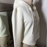 Jil Sander Cream Fitted Cropped Sweatshirt NWOT Size M Photo 9
