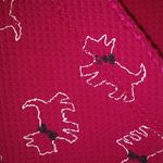 Delicates  S Red Black Scottie Dog Thermal Top Photo 2