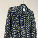 CAbi  3772 Mosiac Blouse Long Sleeve Size‎ Medium Photo 2