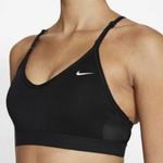 Nike Women's Indy V-Neck Sports Bra Size M Photo 2