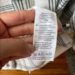 Madewell Plaid Ruffle-Yoke Shirtdress white black size M CL Photo 4