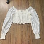 Aerie NWT  long sleeve white shirt medium Photo 0