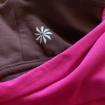 Athleta  Hidden Agenda No Limits Built in Bra Racerback Tank Pink Deep Burgundy M Photo 3