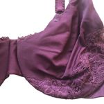 Olga Luxury Lift Underwire Bra 35063 Burgundy 40C Lace Cups Size undefined Photo 1