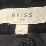 Reiss  Women’s Black Velvet Mid-Rise Skinny Jeans Size 28 NEW Photo 2