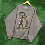 Disney Kingdom Hearts Halloween Town Oversized Crewneck Sweater Extra Large Photo 2