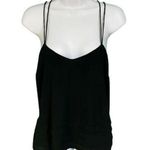 Candie's Black Double Strap Dressy Tank Photo 0