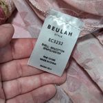 Beulah Pink Lace Ruffle Mini Dress Puff Sleeve Coquette Kawaii Womens Small Photo 6