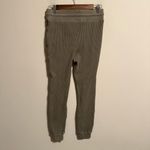 The Range High Waist Knit Joggers in Utility Green Ribbed Photo 5