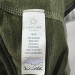 Aerie Offline The Hugger Recharge Camo Print Sports Bra Workout Top Medium Gym Green Photo 6