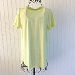 Tek Gear Soft Yellow Women's Short Sleeve Athletic Shirt Photo 1