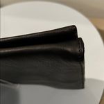 Emilio Pucci Dark Brown Leather Wristlet EUC Photo 13