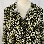 Rock & Republic Rock &‎ Republic Abstract Print Button Down Blouse Long Sleeve Career Womens XXL Photo 3