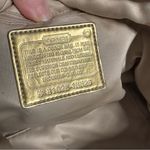 Coach Poppy Sapphire Blue Large Leather Tote Bag Metallic Two Way Gold Accent Photo 4