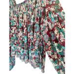 Free People Crop Floral Boho Long Sleeve Top Sz L NWT Photo 3