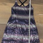 ZARA TFC Sequined Crisscross Backless Mini dress Photo 5