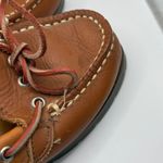 White Mountain Boat Shoes Leather Loafer Moccasins Tan Size 7B Women's Photo 9