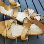 Adrienne Vittadini  Brown Strappy Sandals Size 9 Beaufuful 1 Inch Heels Photo 1