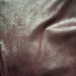 Spanx Burgundy Brown Shiny Liquid Faux Leather Leggings Size M Moto Biker Photo 2