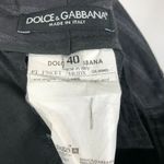 Dolce & Gabbana  Women's 100% Wool Striped Dress Pants Size EU 40 Made in Italy Photo 7