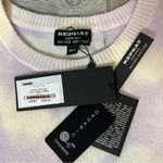 NWT Repeat cashmere silver edition tie dye side knot lilac organic sweater sz L Size L Photo 4