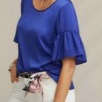 CAbi Rhyme Blouse in Sapphire Blue Photo 0