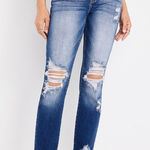 ✨KanCan™ Straight High Rise Ripped Sz 32 Jeans✨ Blue Photo 0