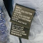 Carmen Marc Valvo  Denim Blue Sequin Sleeveless Shift Dress Size 6 Small Photo 9