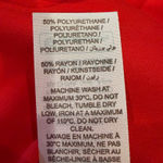 Edikted ‎ May Strapless Faux Leather Mini Dress Women's XL Red Bodycon Party Y2K Photo 10