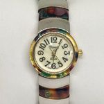Vintage Xanadu women’s quartz analog watch 24mm case mop dial cuff bracelet runs Photo 0