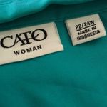 Cato  sleeveless Teal Color Top 22/24W Photo 1