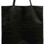 Saks 5th Avenue Saks Fifth Avenue faux leather perforated accent tote bag Photo 4