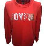 Talbots NWOT Christmas Vibrant Red Petite SWEATER Photo 0