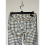 Paige  Gray And White Gingham Mid Rise Verdugo Ankle Cropped Jeans Size‎ 29 Photo 5