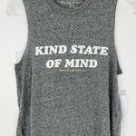 Spiritual Gangster Kind State of Mind Graphic Crop Tank Gray Size XS NWT Photo 0