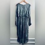 143 Story washed grey lace long sleeve Victorian witchy elf goth midi dress S Photo 1