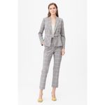 Rebecca Taylor Plaid Wool Blend Peplum Blazer Size 2 New with Tags Photo 3