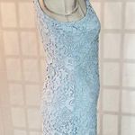 Lulus Lulu’s Love Poem Light Blue Lace Mini Dress size small Photo 7